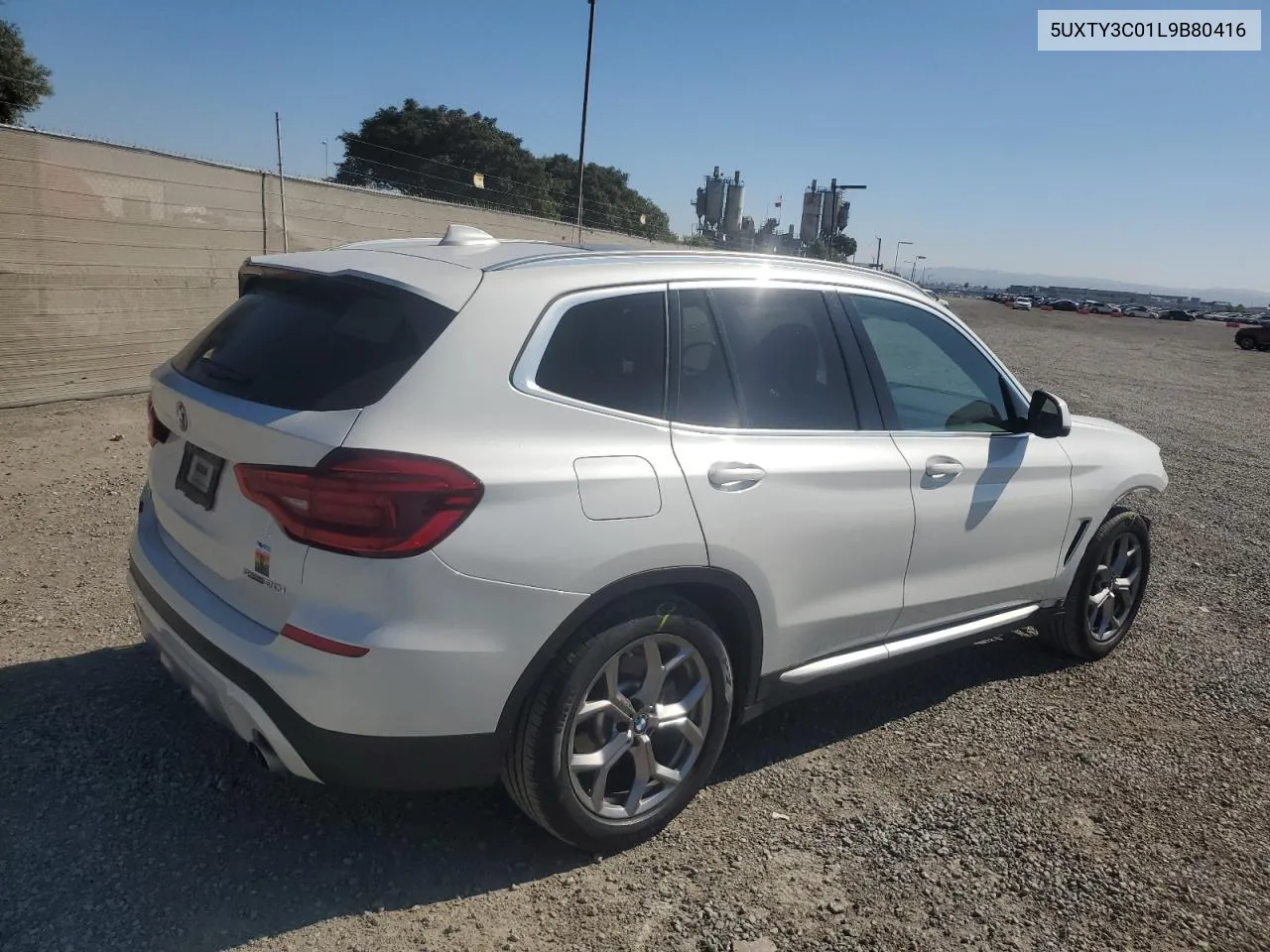 2020 BMW X3 Sdrive30I VIN: 5UXTY3C01L9B80416 Lot: 73251104