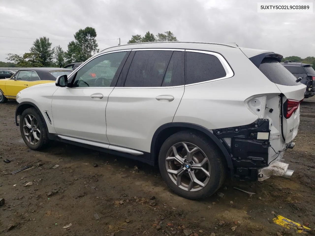 2020 BMW X3 xDrive30I VIN: 5UXTY5C02L9C03889 Lot: 73378374