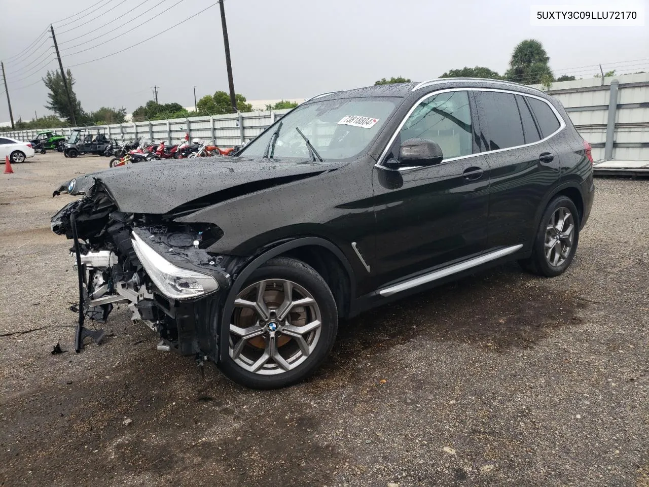 5UXTY3C09LLU72170 2020 BMW X3 Sdrive30I