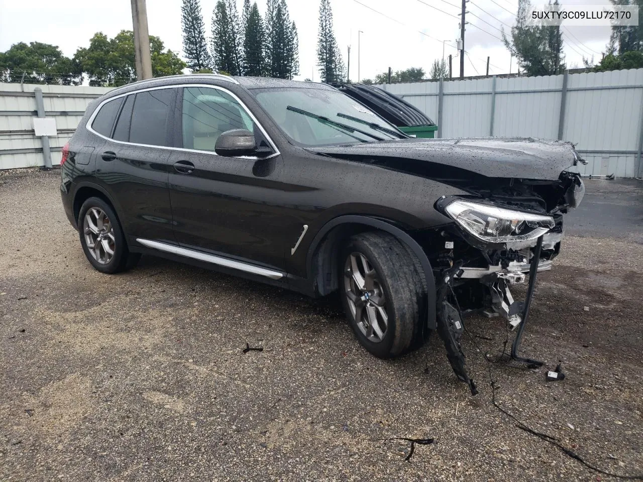 2020 BMW X3 Sdrive30I VIN: 5UXTY3C09LLU72170 Lot: 73818804