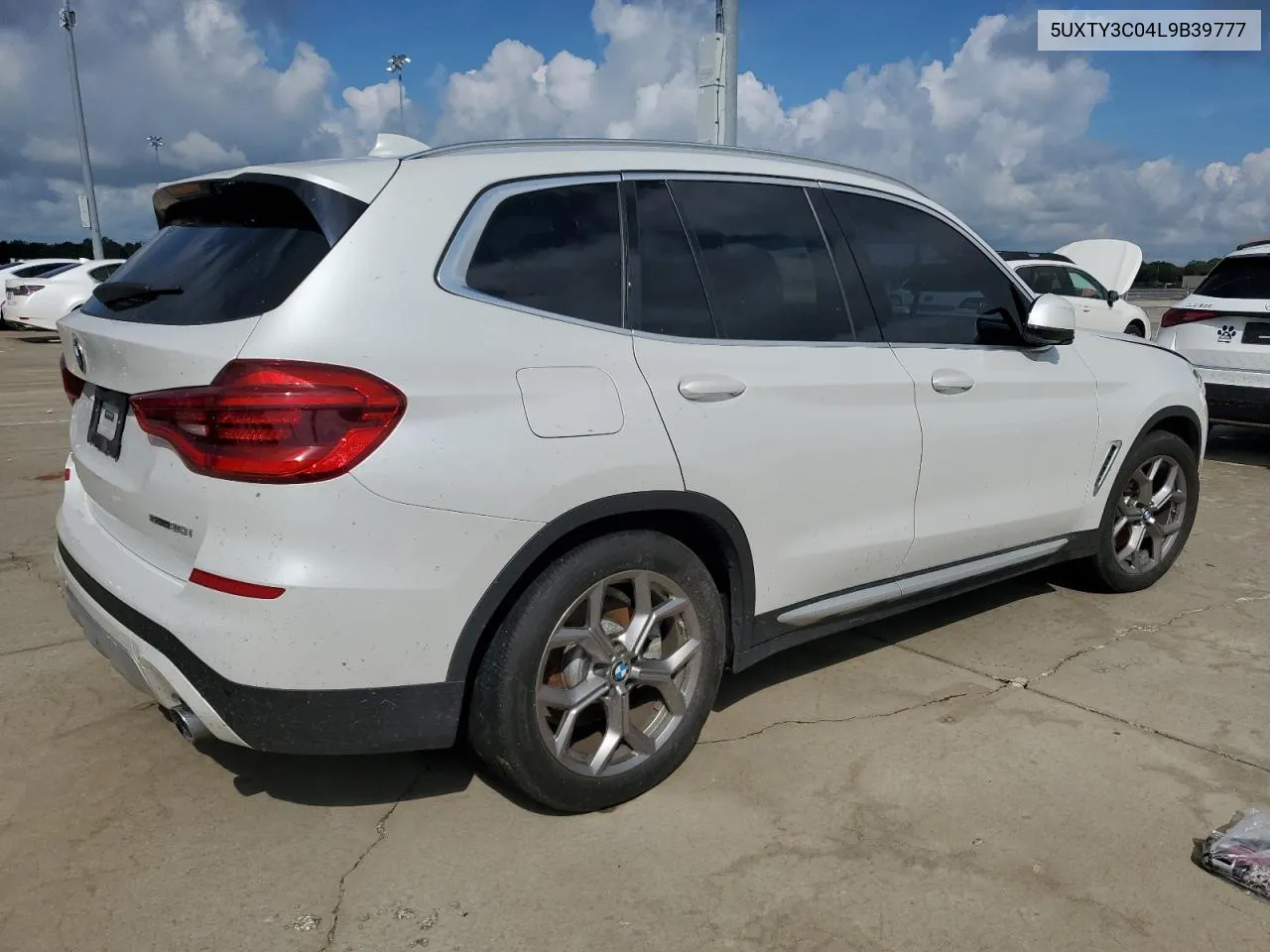 2020 BMW X3 Sdrive30I VIN: 5UXTY3C04L9B39777 Lot: 73821344