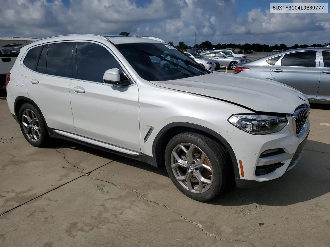 2020 BMW X3 Sdrive30I VIN: 5UXTY3C04L9B39777 Lot: 73821344