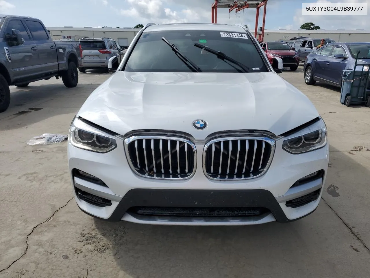 2020 BMW X3 Sdrive30I VIN: 5UXTY3C04L9B39777 Lot: 73821344