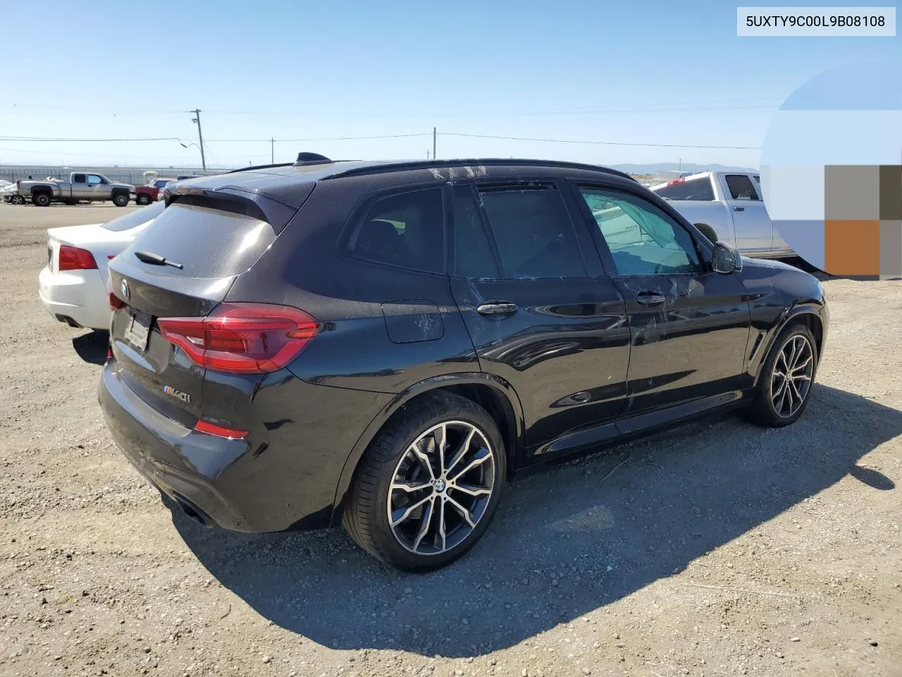 2020 BMW X3 xDrivem40I VIN: 5UXTY9C00L9B08108 Lot: 74005464