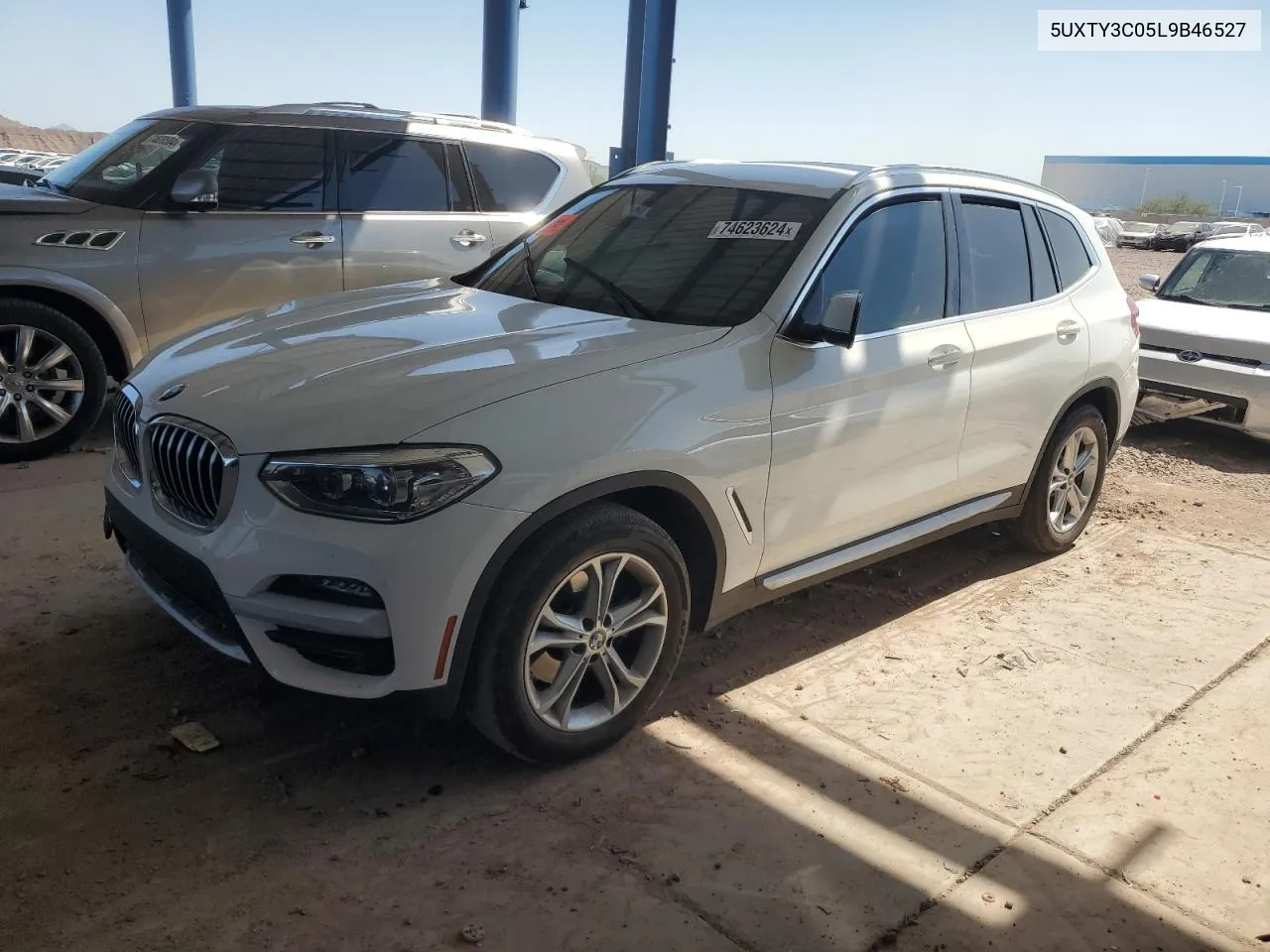 2020 BMW X3 Sdrive30I VIN: 5UXTY3C05L9B46527 Lot: 74623624