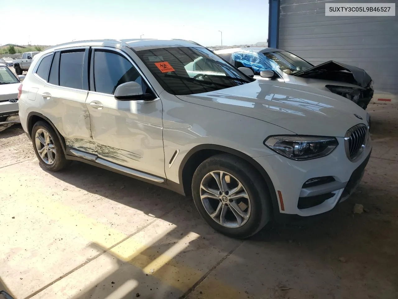 2020 BMW X3 Sdrive30I VIN: 5UXTY3C05L9B46527 Lot: 74623624