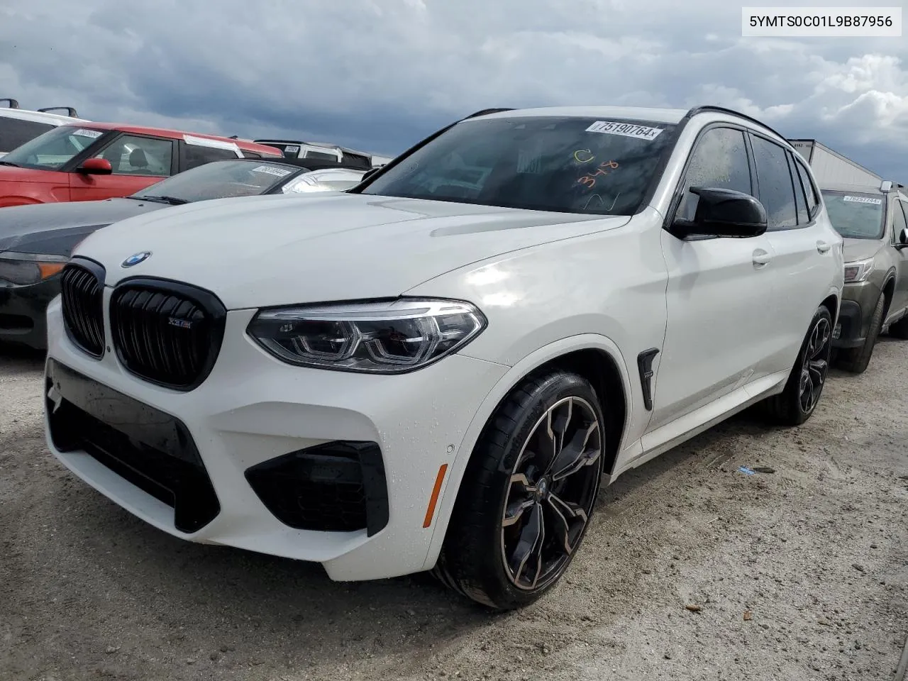 2020 BMW X3 M Competition VIN: 5YMTS0C01L9B87956 Lot: 75190764