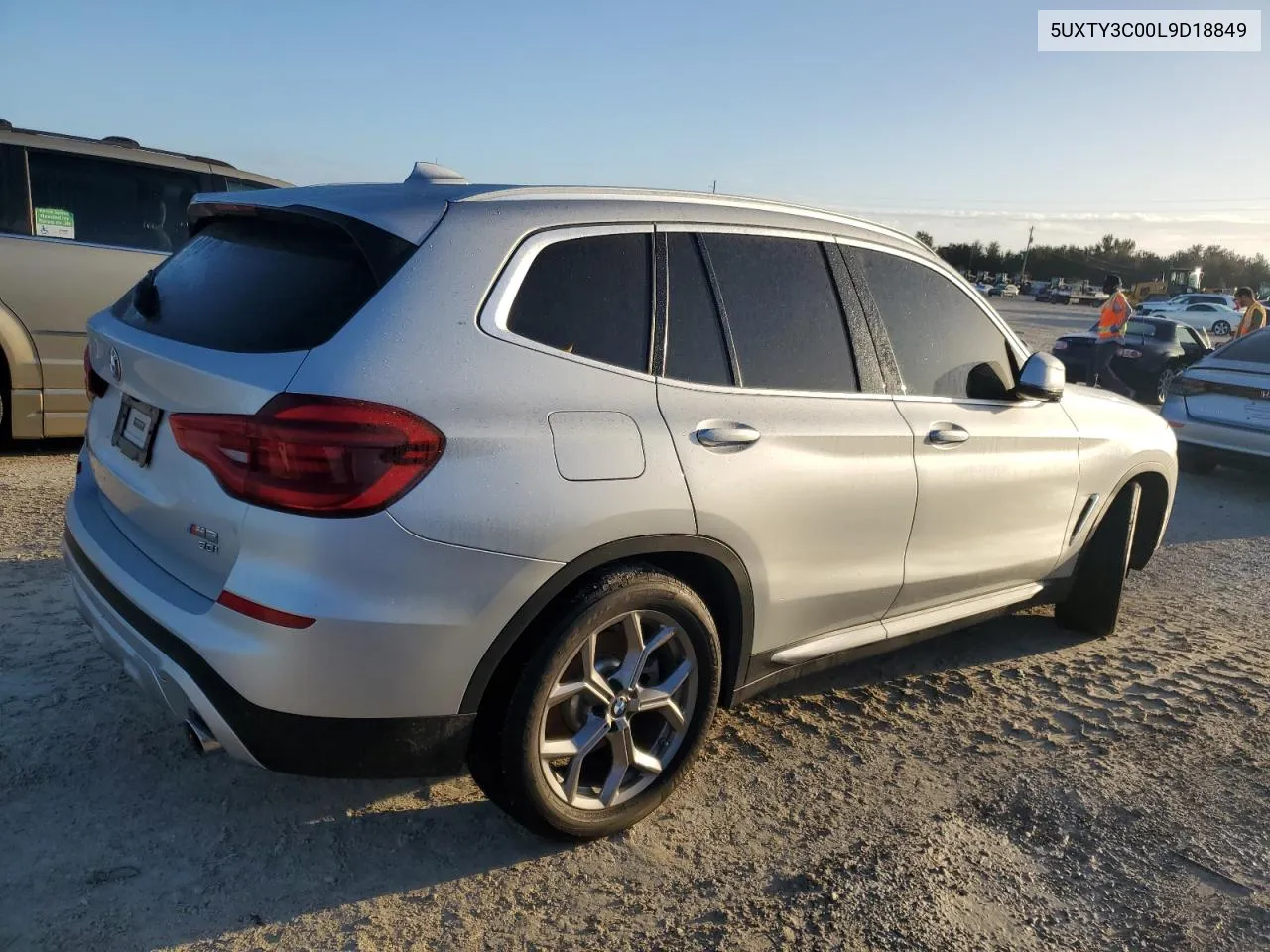 2020 BMW X3 Sdrive30I VIN: 5UXTY3C00L9D18849 Lot: 75791244