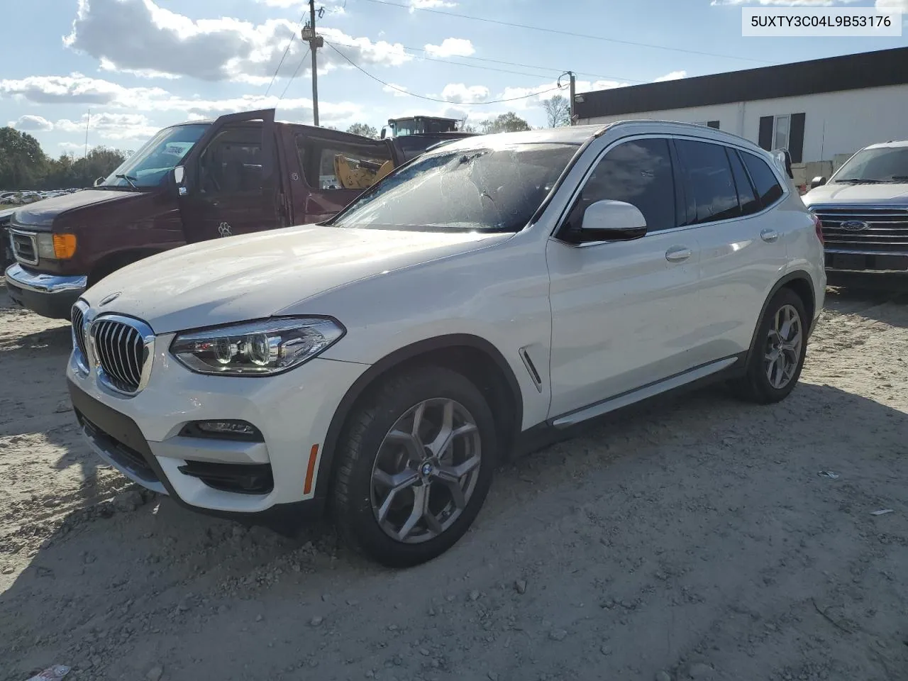 2020 BMW X3 Sdrive30I VIN: 5UXTY3C04L9B53176 Lot: 77307114