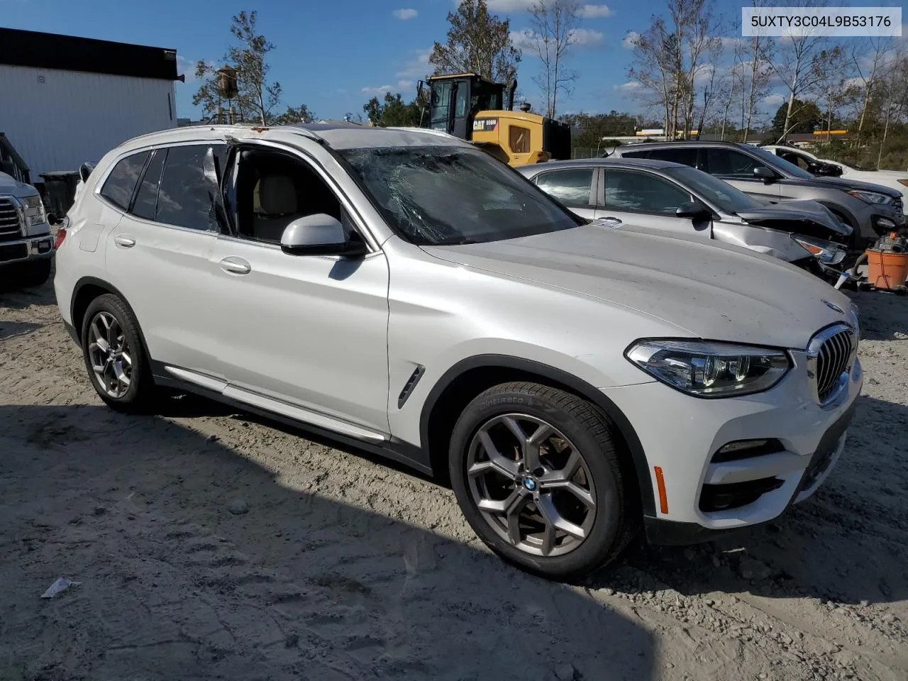 2020 BMW X3 Sdrive30I VIN: 5UXTY3C04L9B53176 Lot: 77307114