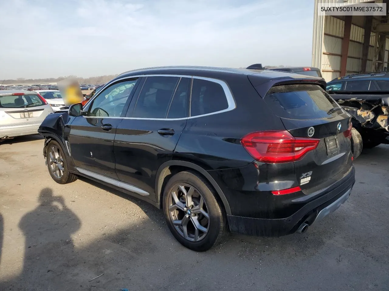 2021 BMW X3 xDrive30I VIN: 5UXTY5C01M9E37572 Lot: 46656014