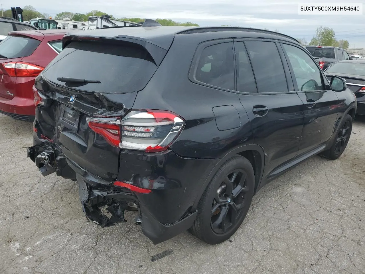 2021 BMW X3 xDrive30I VIN: 5UXTY5C0XM9H54640 Lot: 50313704