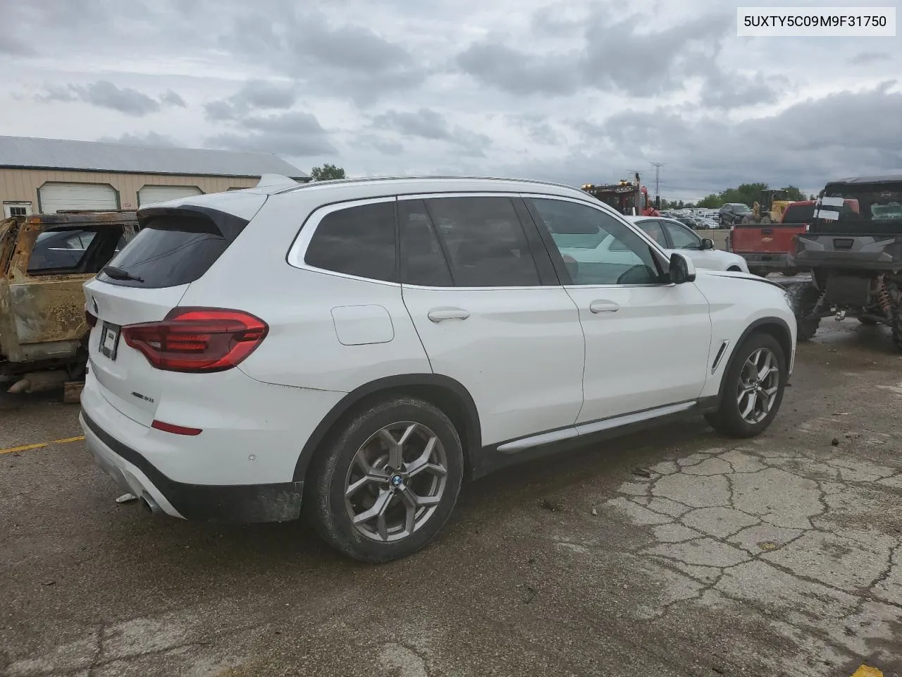 2021 BMW X3 xDrive30I VIN: 5UXTY5C09M9F31750 Lot: 54862494