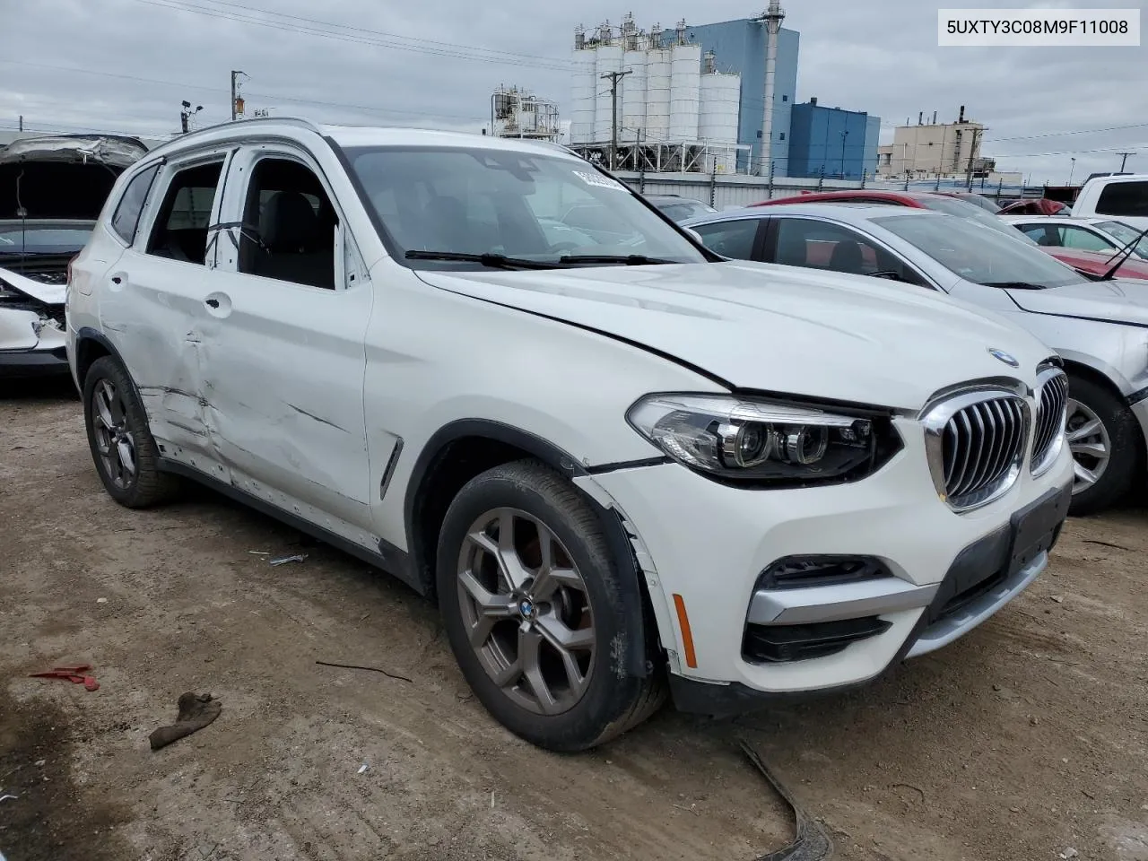 2021 BMW X3 Sdrive30I VIN: 5UXTY3C08M9F11008 Lot: 58029704