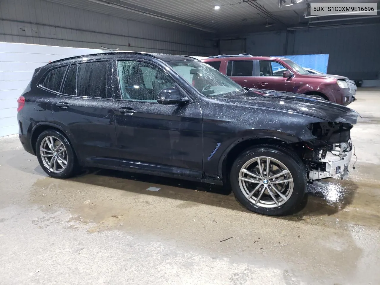 2021 BMW X3 xDrive30E VIN: 5UXTS1C0XM9E16696 Lot: 60801124