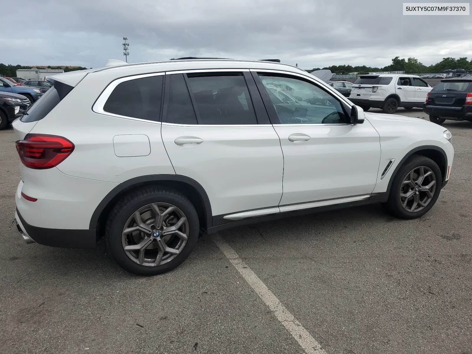 2021 BMW X3 xDrive30I VIN: 5UXTY5C07M9F37370 Lot: 62712784