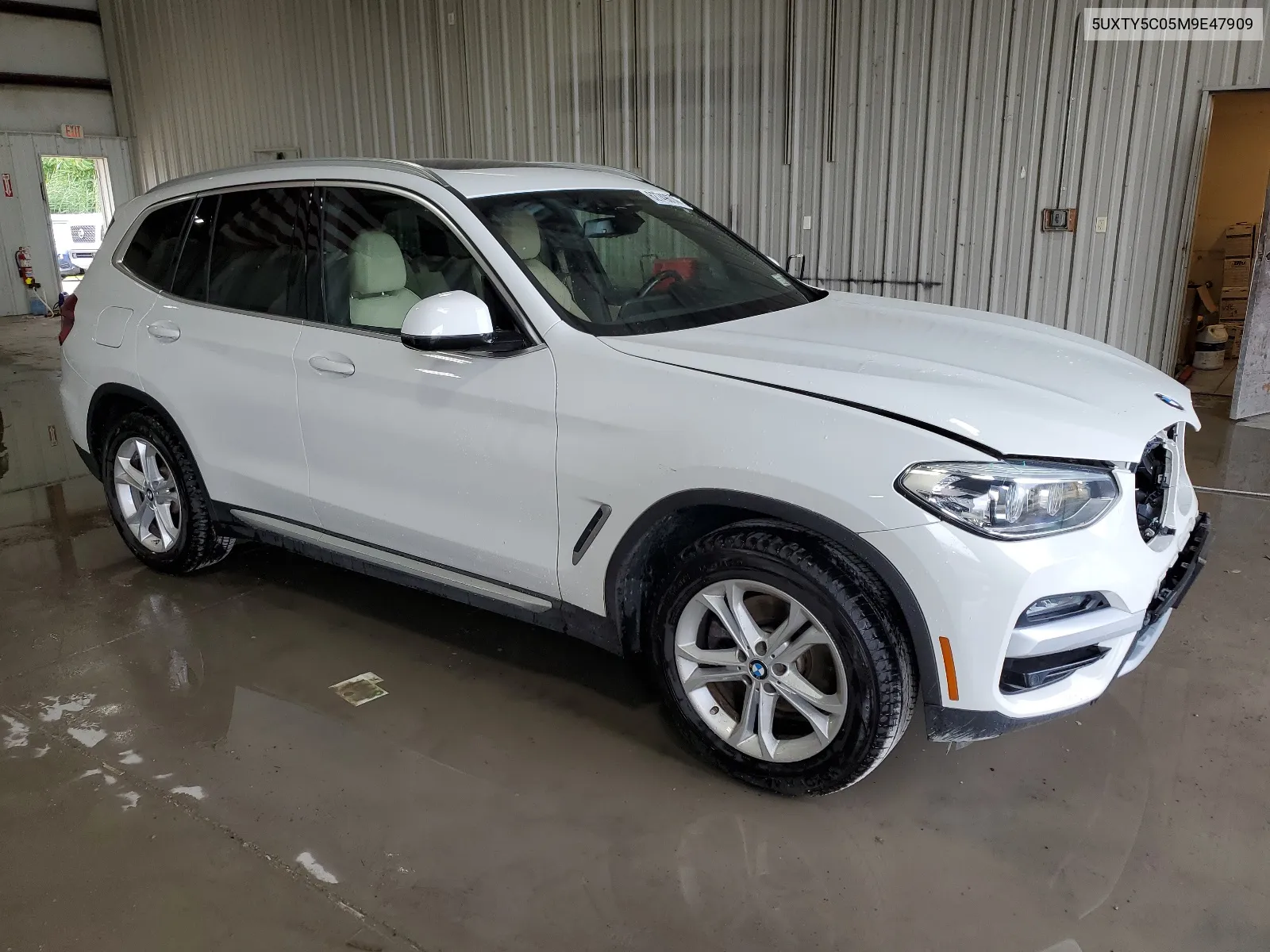 2021 BMW X3 xDrive30I VIN: 5UXTY5C05M9E47909 Lot: 62749674