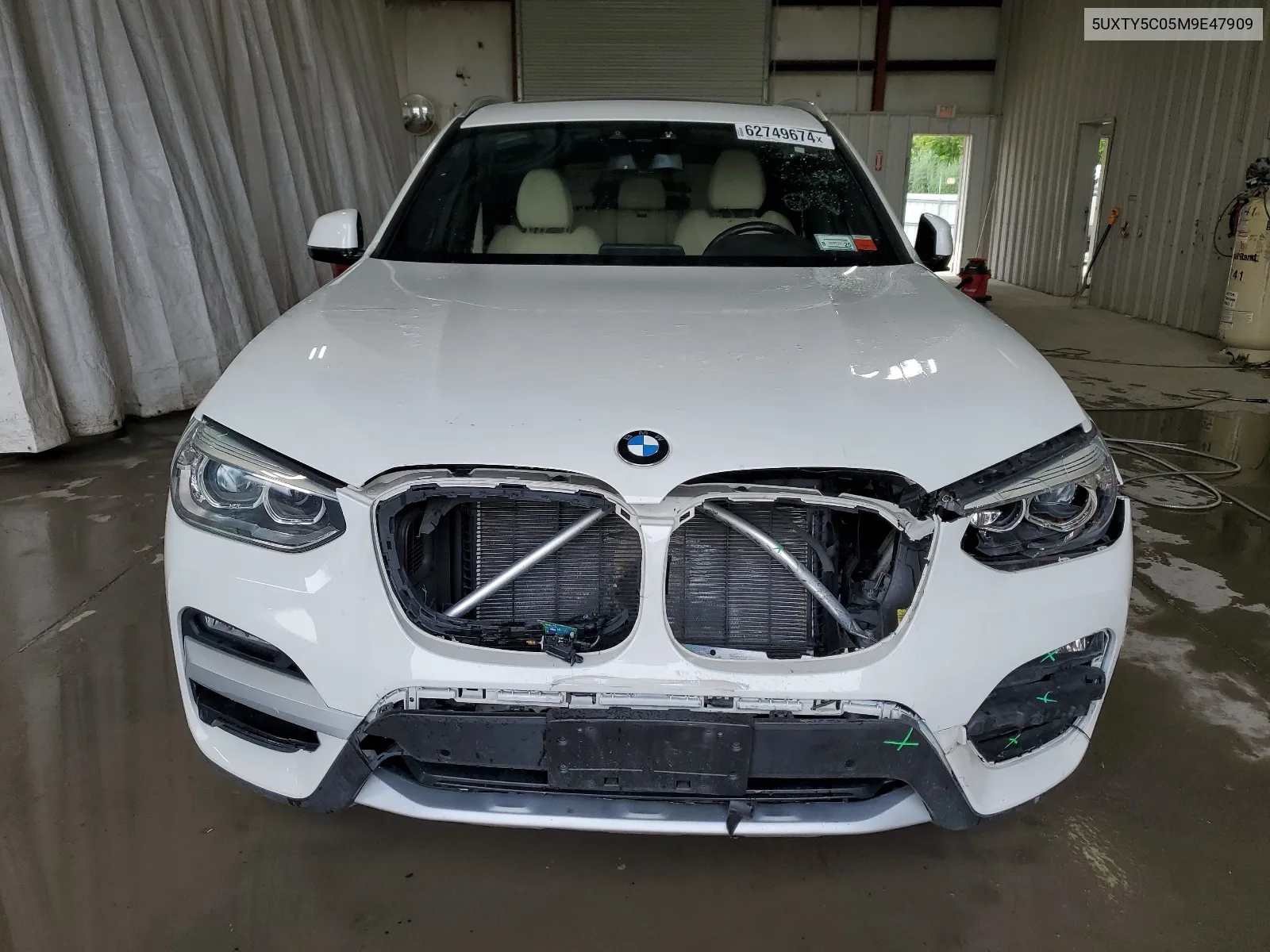 2021 BMW X3 xDrive30I VIN: 5UXTY5C05M9E47909 Lot: 62749674