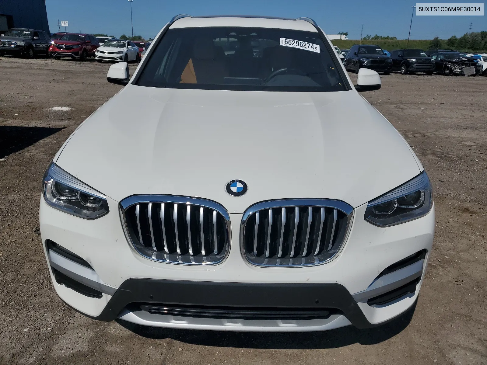 2021 BMW X3 xDrive30E VIN: 5UXTS1C06M9E30014 Lot: 66296274