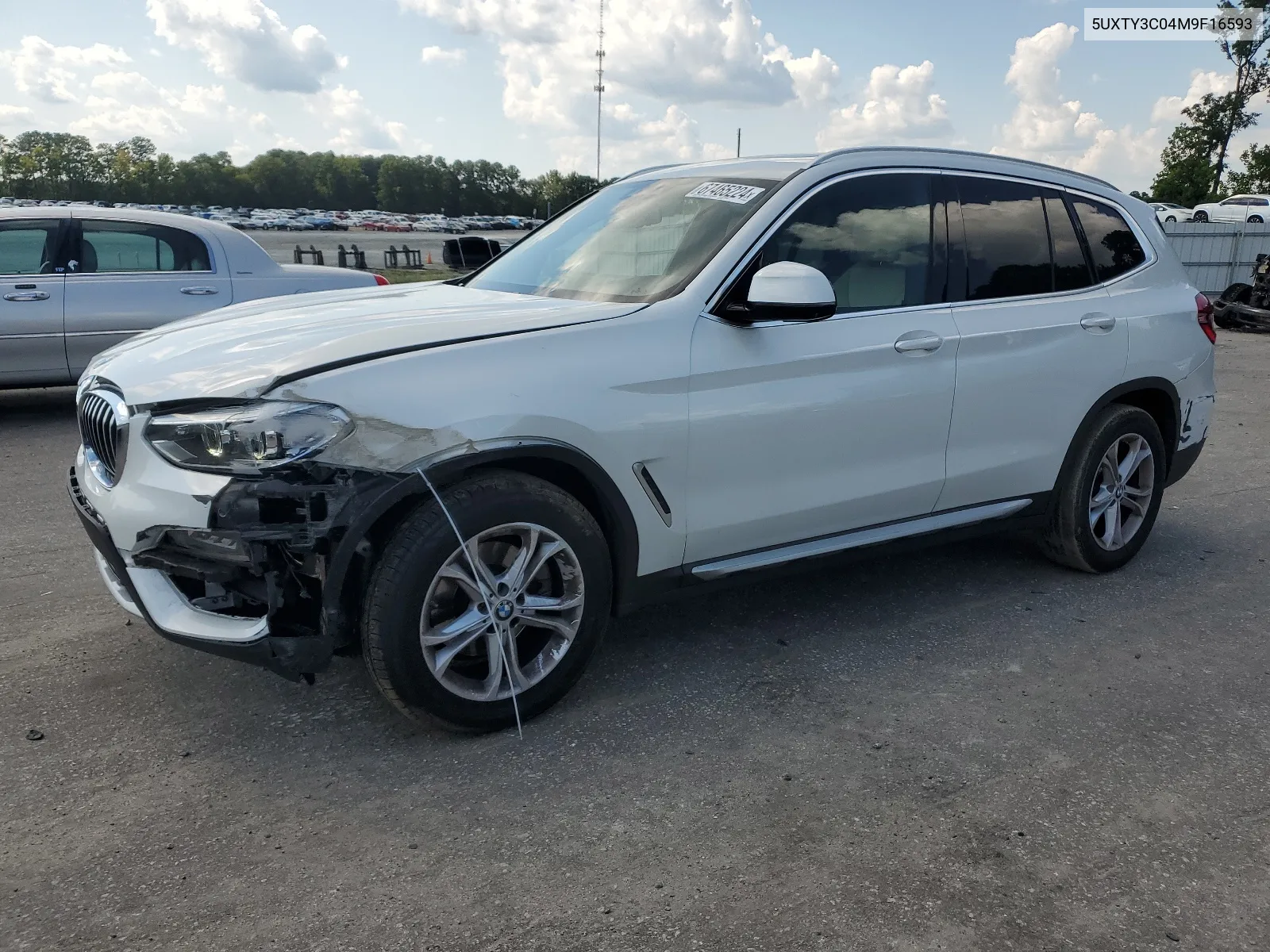 5UXTY3C04M9F16593 2021 BMW X3 Sdrive30I