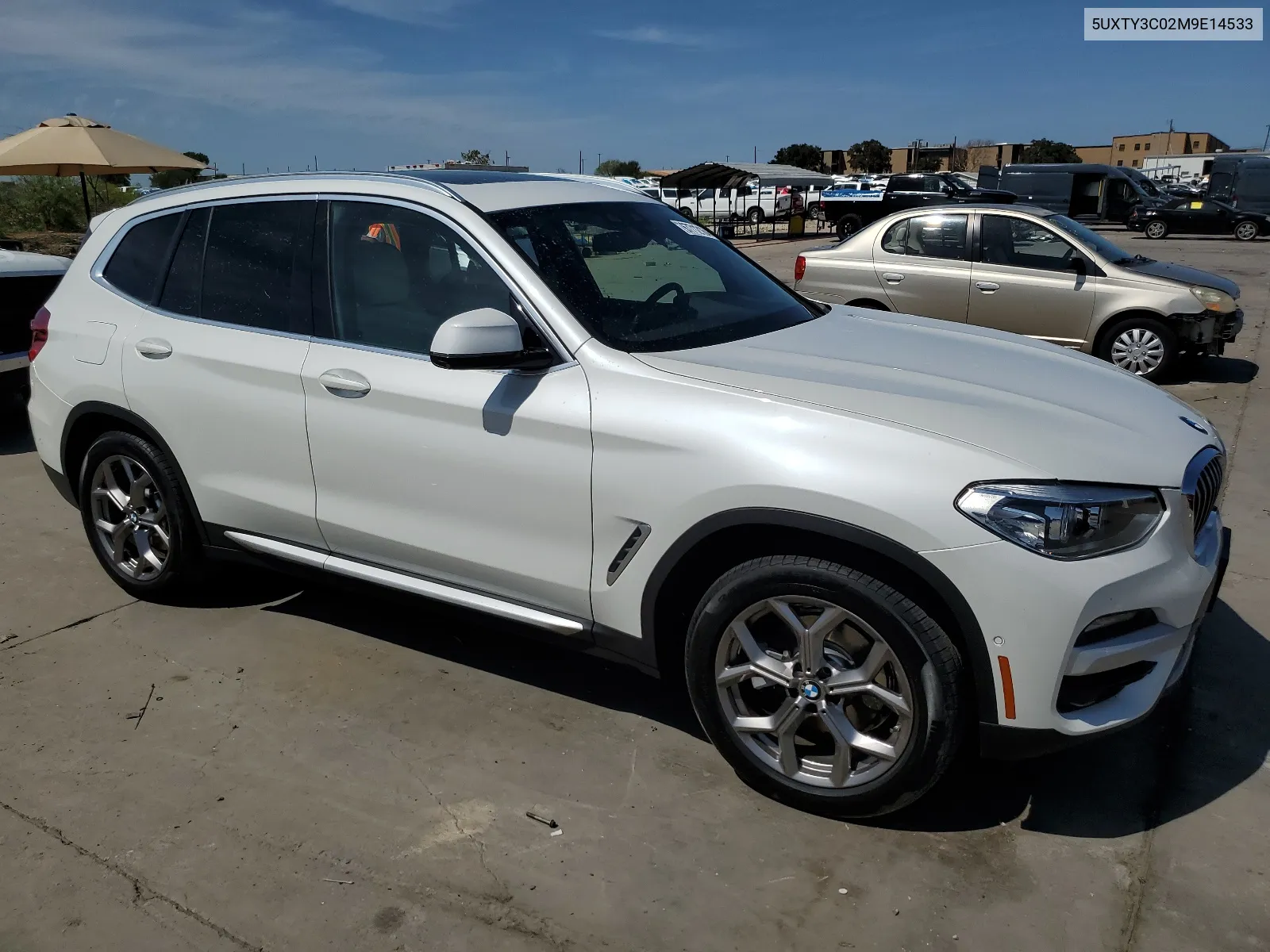 5UXTY3C02M9E14533 2021 BMW X3 Sdrive30I