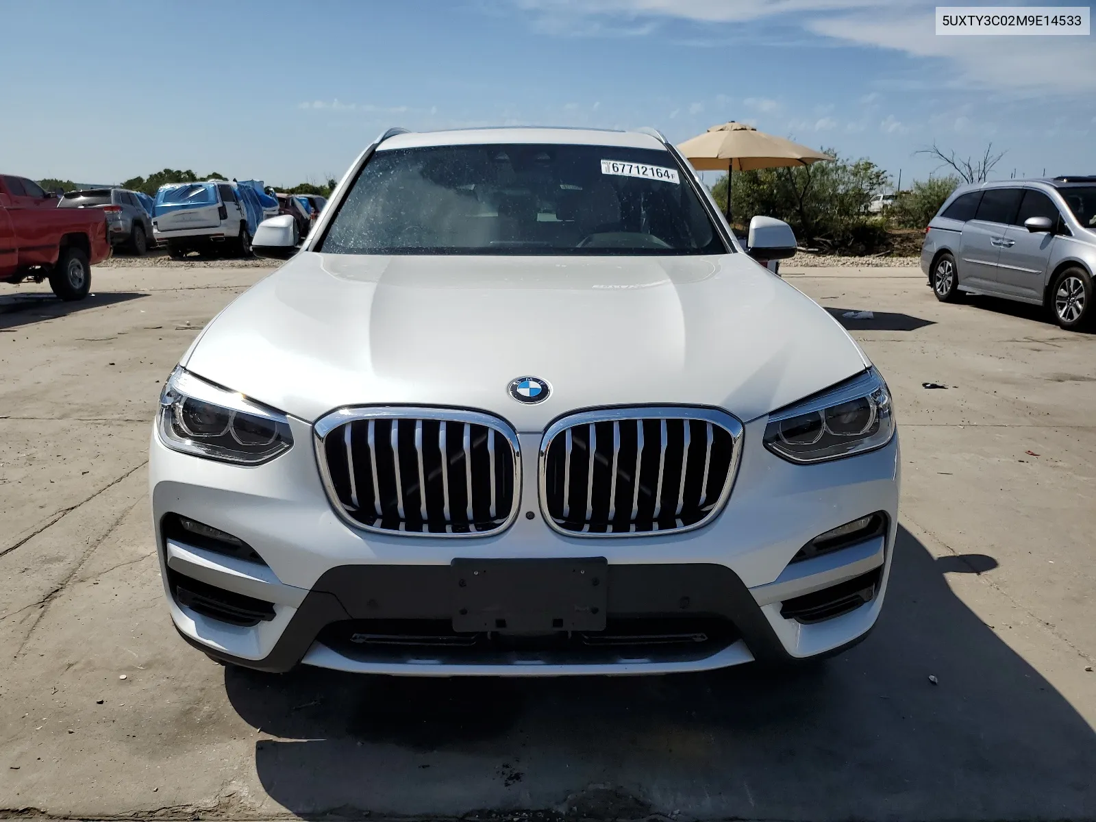 5UXTY3C02M9E14533 2021 BMW X3 Sdrive30I