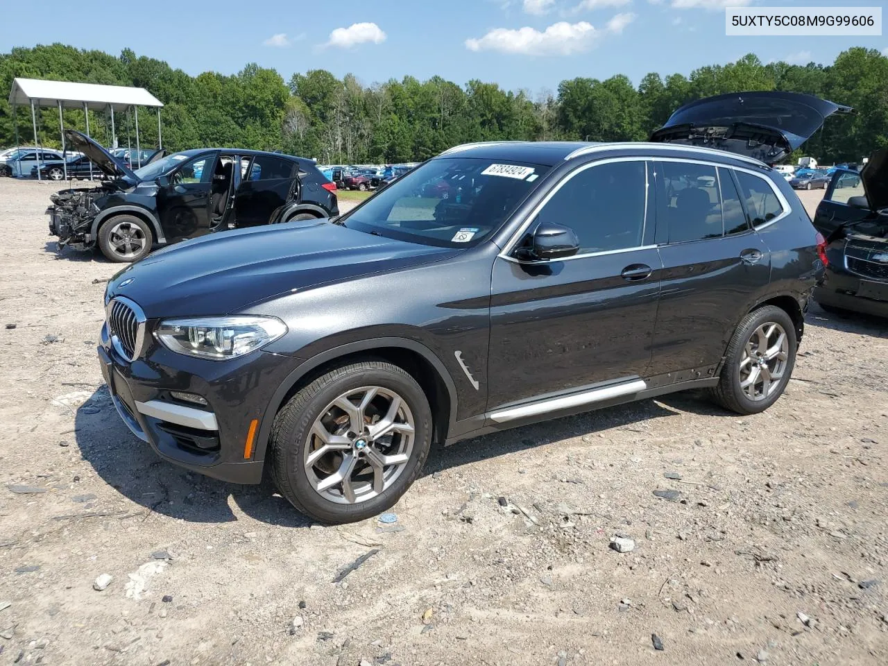 2021 BMW X3 xDrive30I VIN: 5UXTY5C08M9G99606 Lot: 67834924