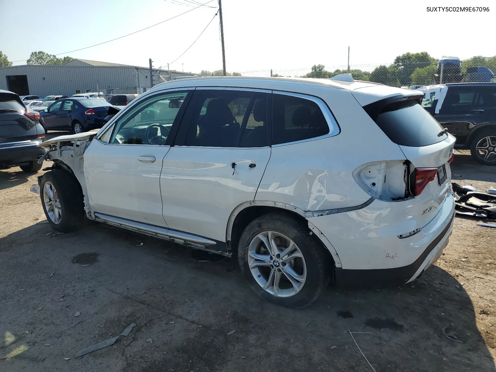 2021 BMW X3 xDrive30I VIN: 5UXTY5C02M9E67096 Lot: 67989854