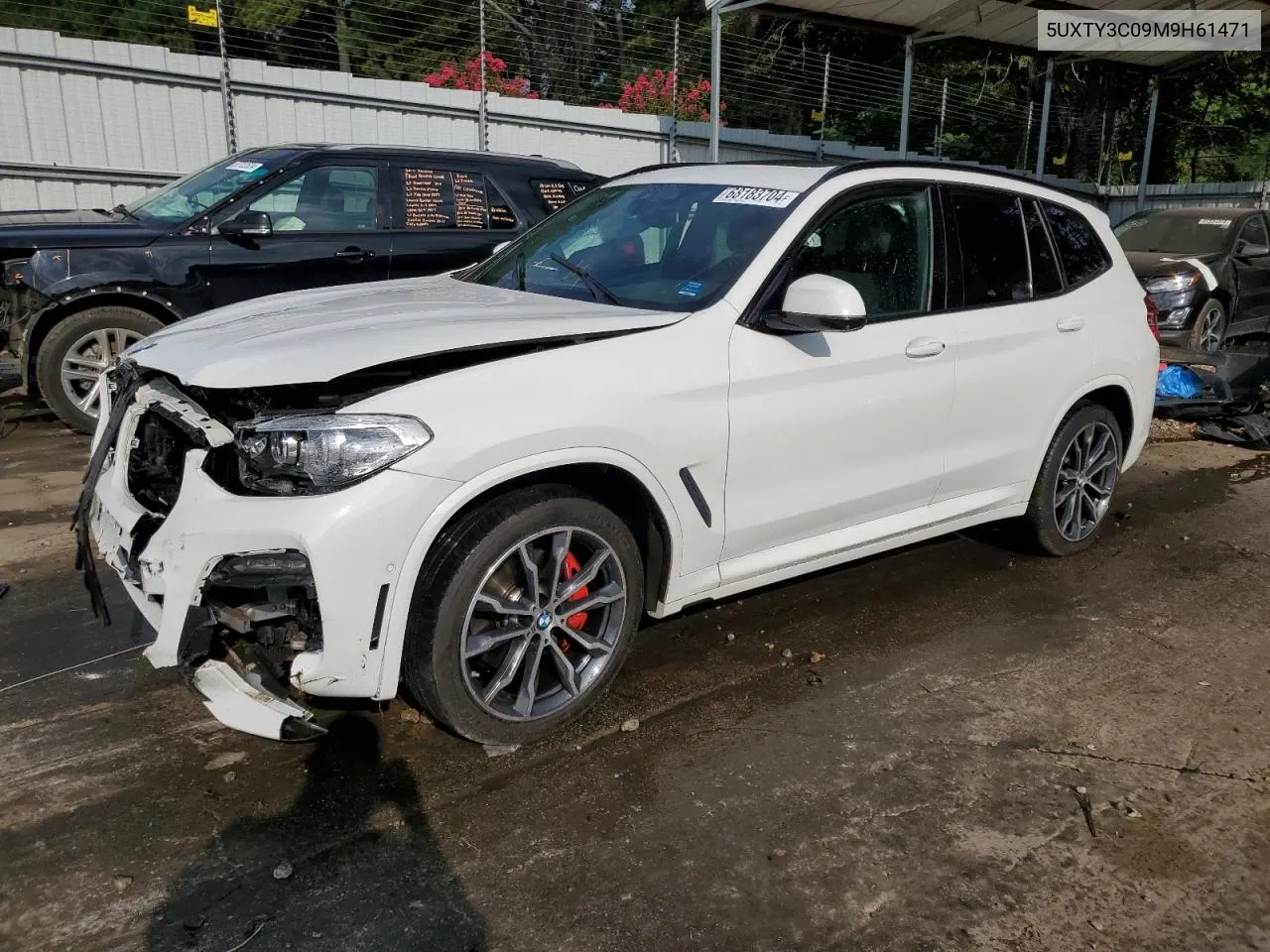 2021 BMW X3 Sdrive30I VIN: 5UXTY3C09M9H61471 Lot: 68183704