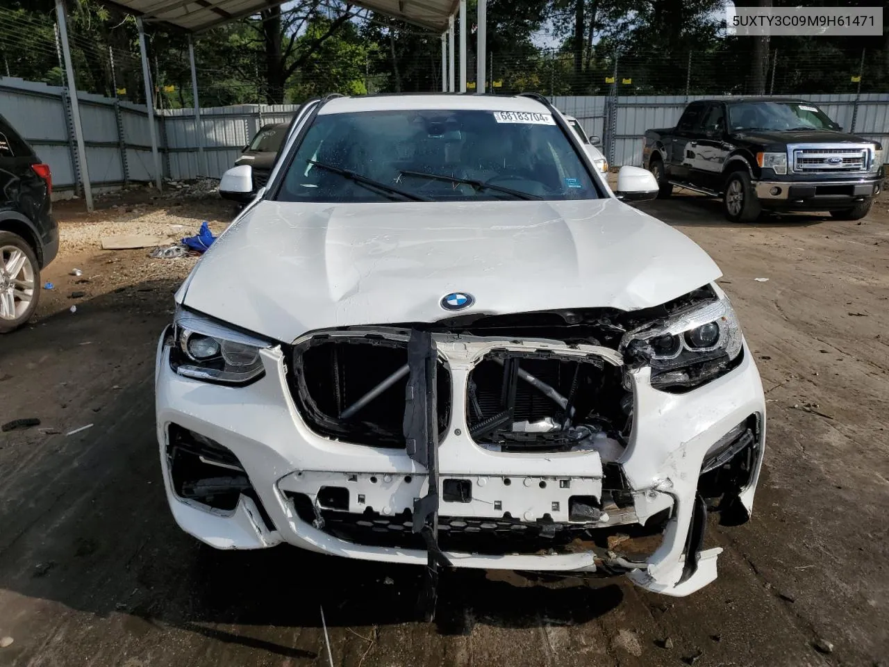 2021 BMW X3 Sdrive30I VIN: 5UXTY3C09M9H61471 Lot: 68183704