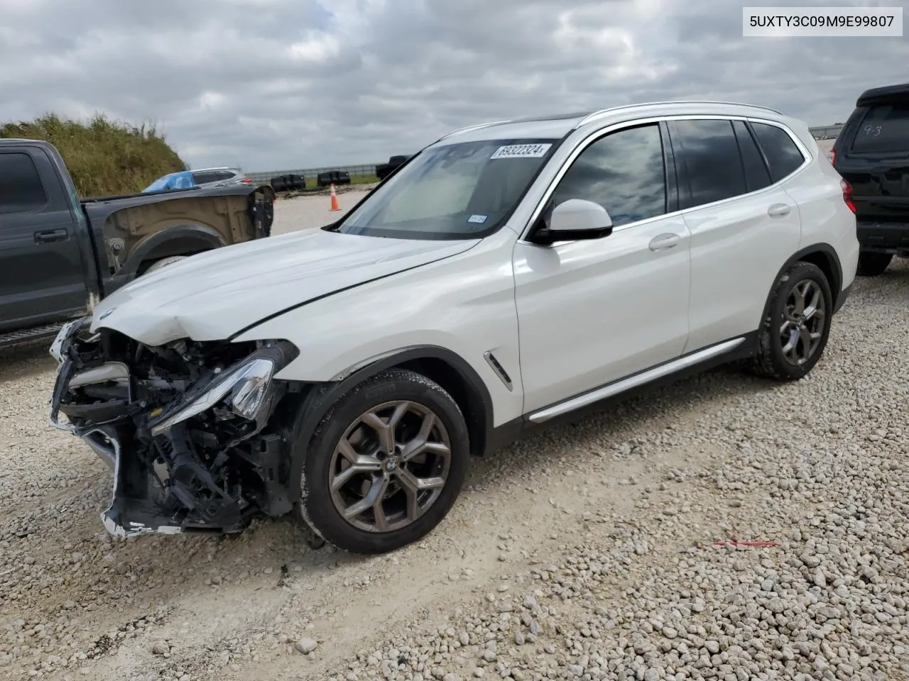 2021 BMW X3 Sdrive30I VIN: 5UXTY3C09M9E99807 Lot: 69322324