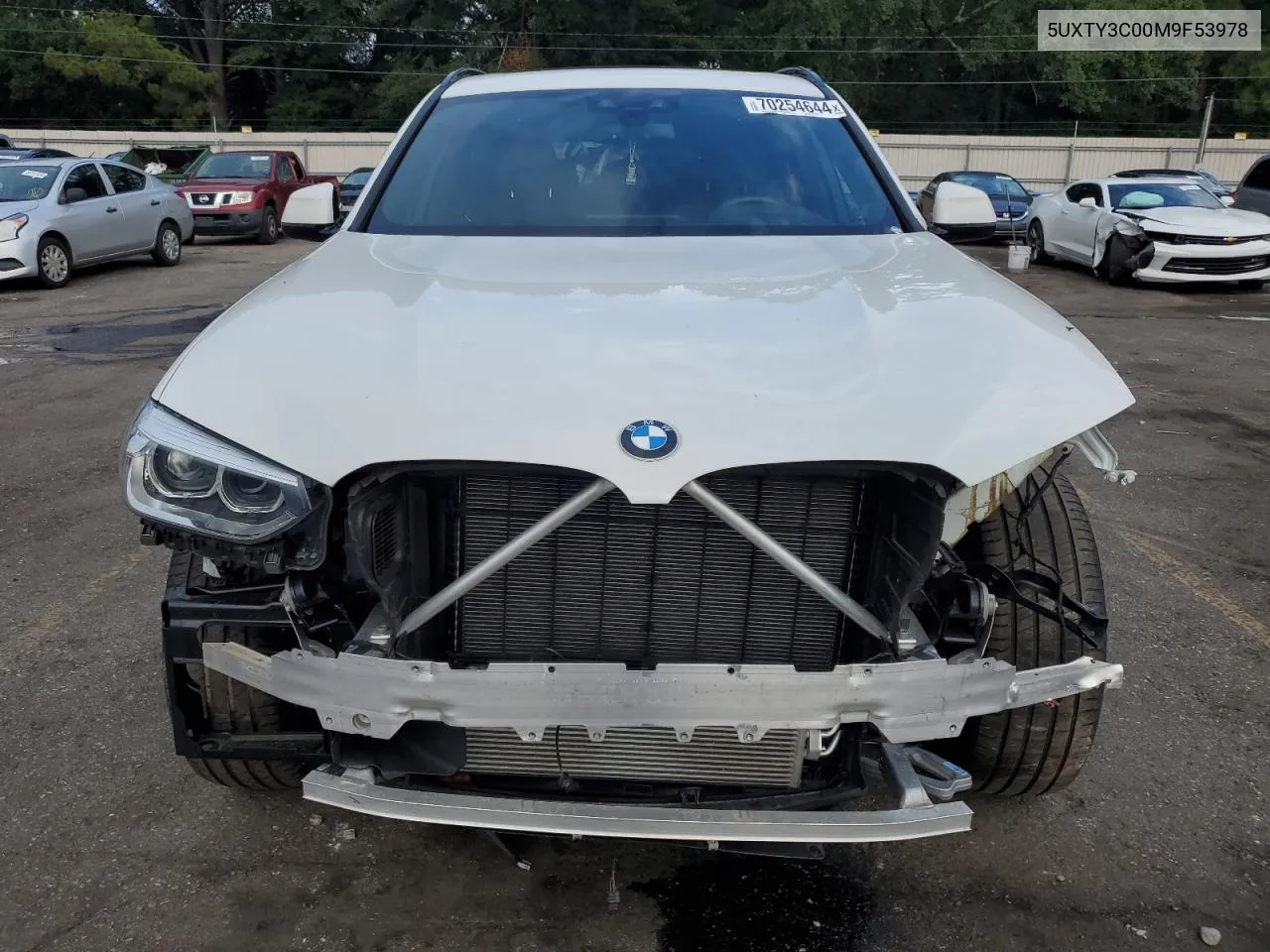 2021 BMW X3 Sdrive30I VIN: 5UXTY3C00M9F53978 Lot: 70254644