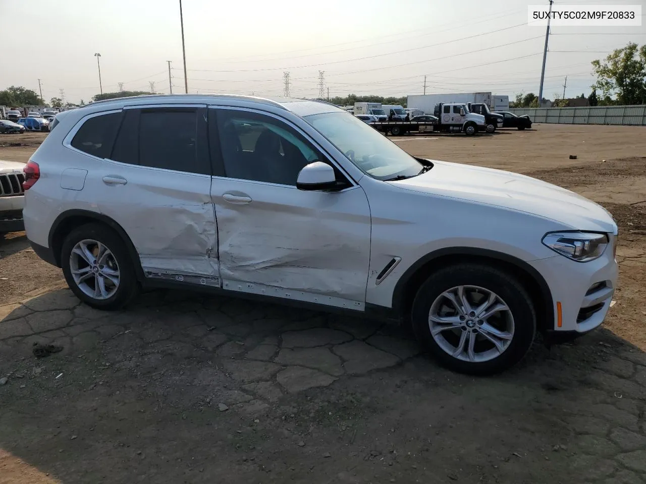 2021 BMW X3 xDrive30I VIN: 5UXTY5C02M9F20833 Lot: 70257584