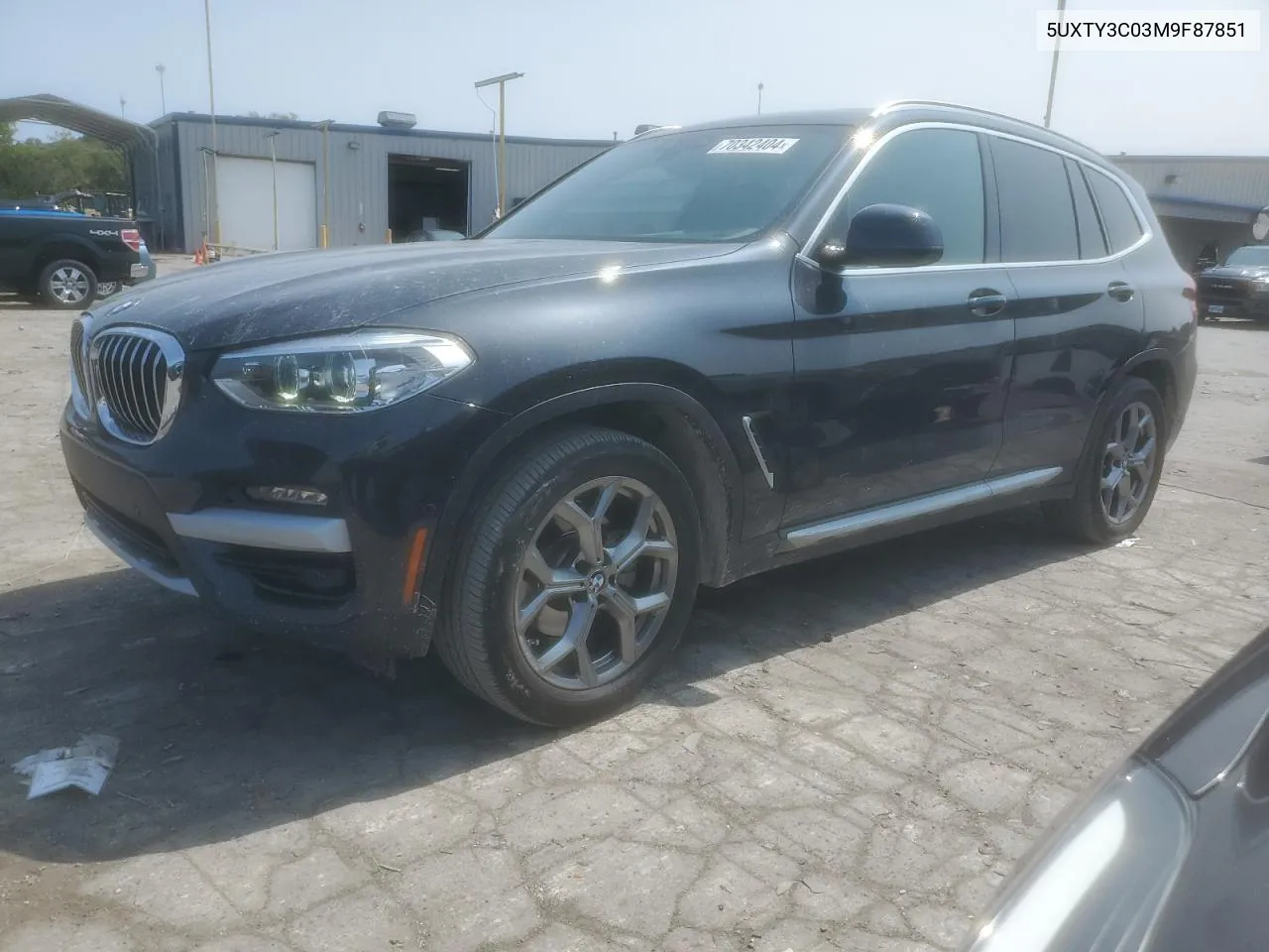 2021 BMW X3 Sdrive30I VIN: 5UXTY3C03M9F87851 Lot: 70342404