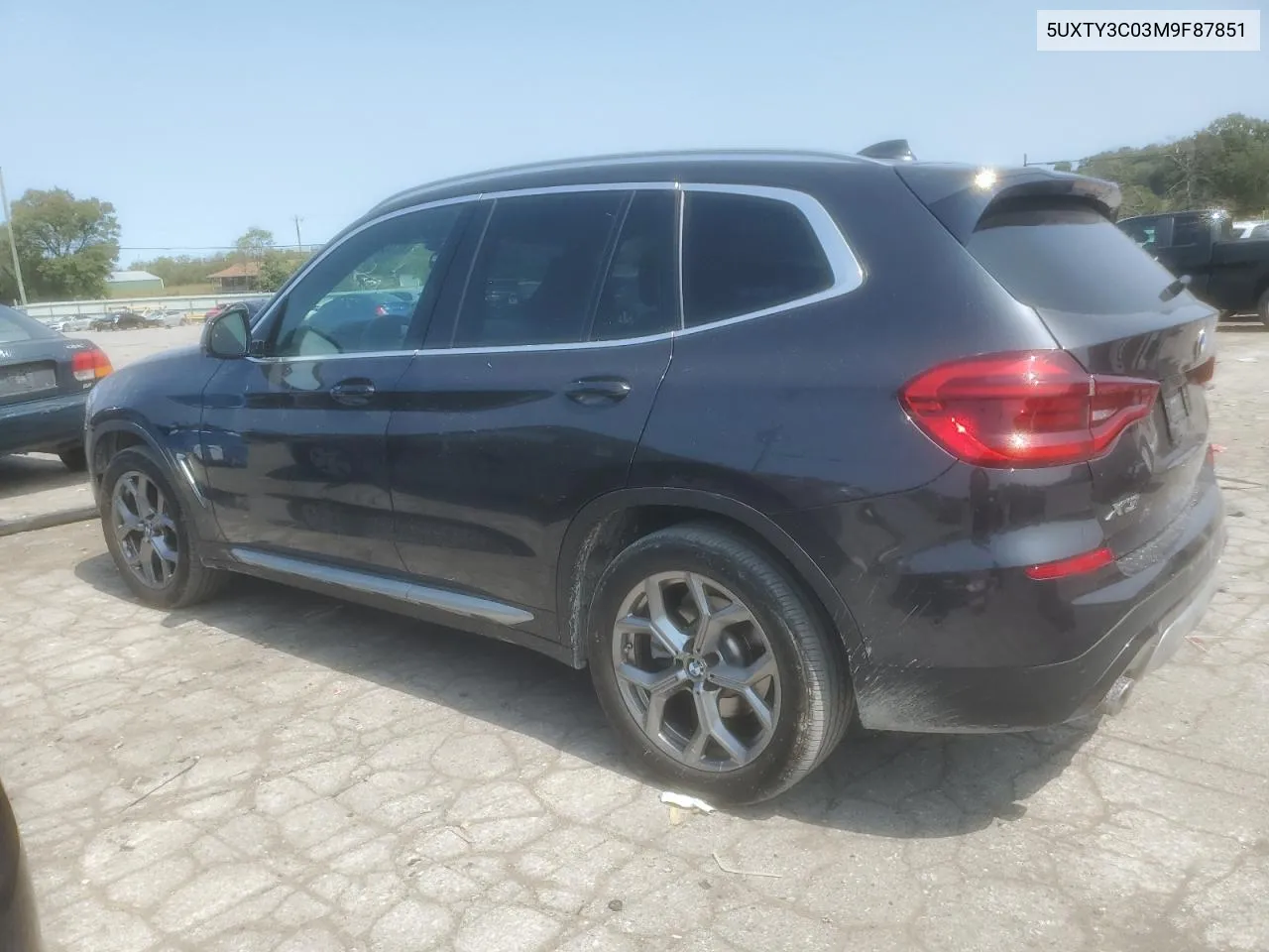 2021 BMW X3 Sdrive30I VIN: 5UXTY3C03M9F87851 Lot: 70342404