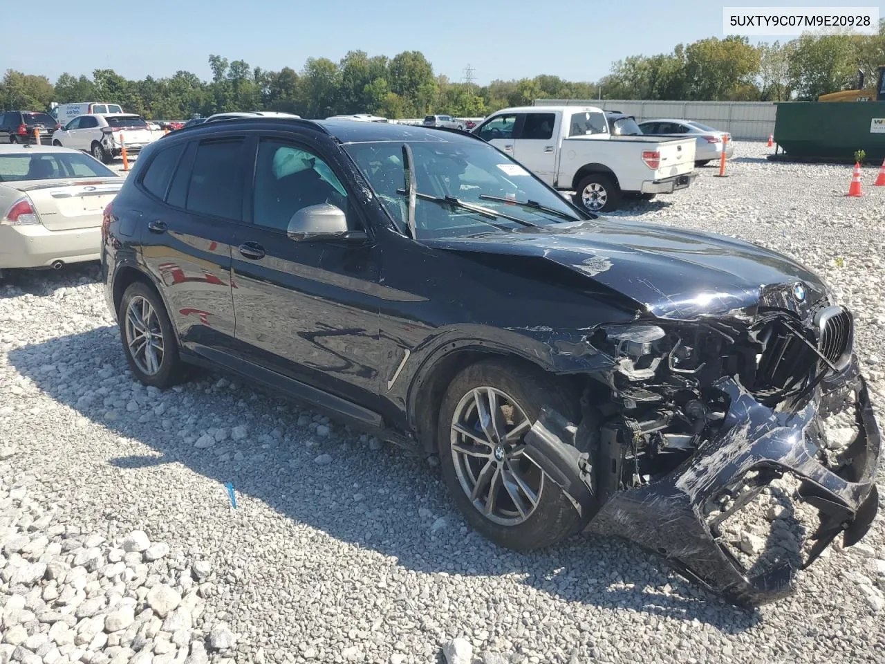 2021 BMW X3 xDrivem40I VIN: 5UXTY9C07M9E20928 Lot: 70986774