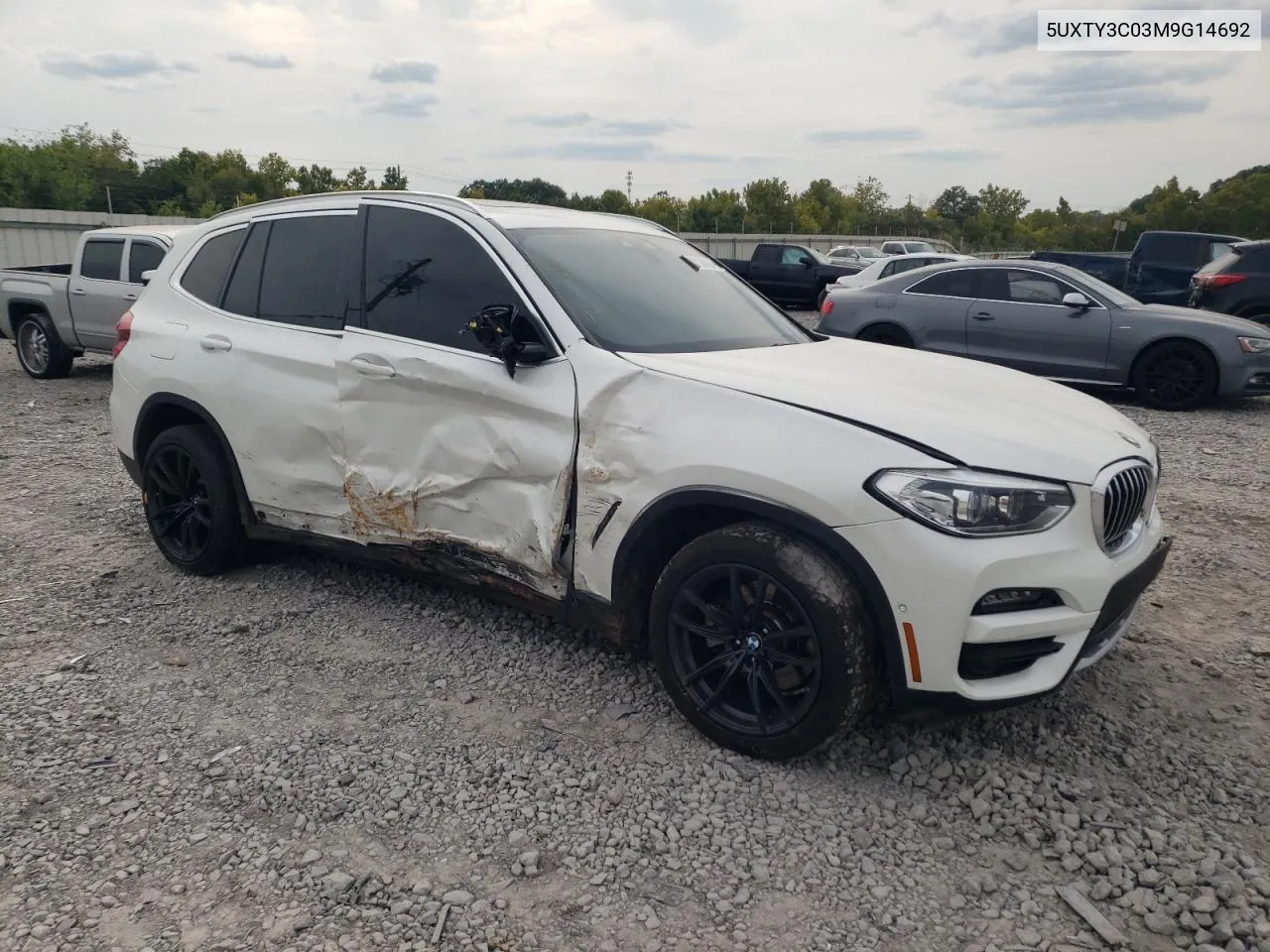 2021 BMW X3 Sdrive30I VIN: 5UXTY3C03M9G14692 Lot: 71134394