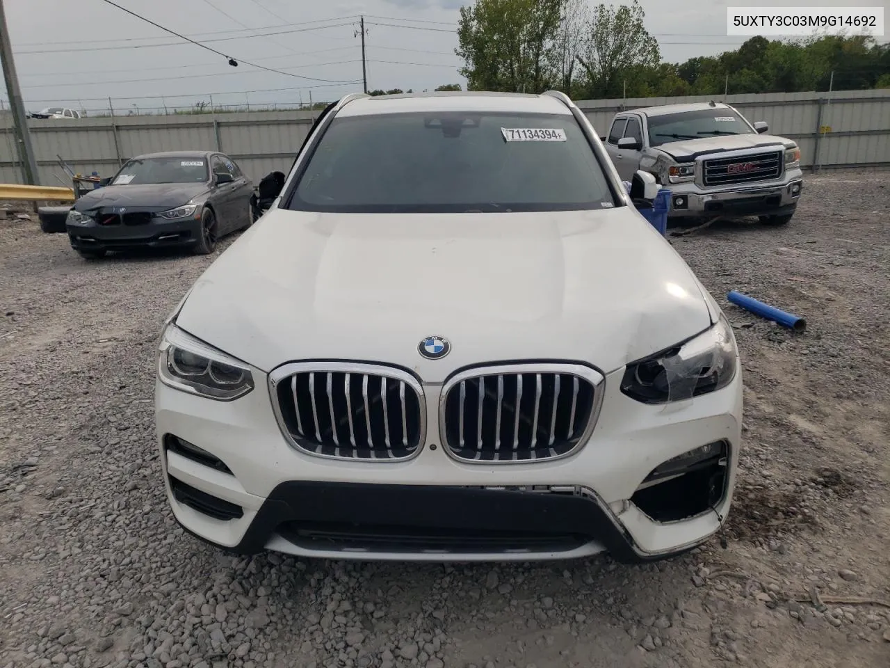 5UXTY3C03M9G14692 2021 BMW X3 Sdrive30I