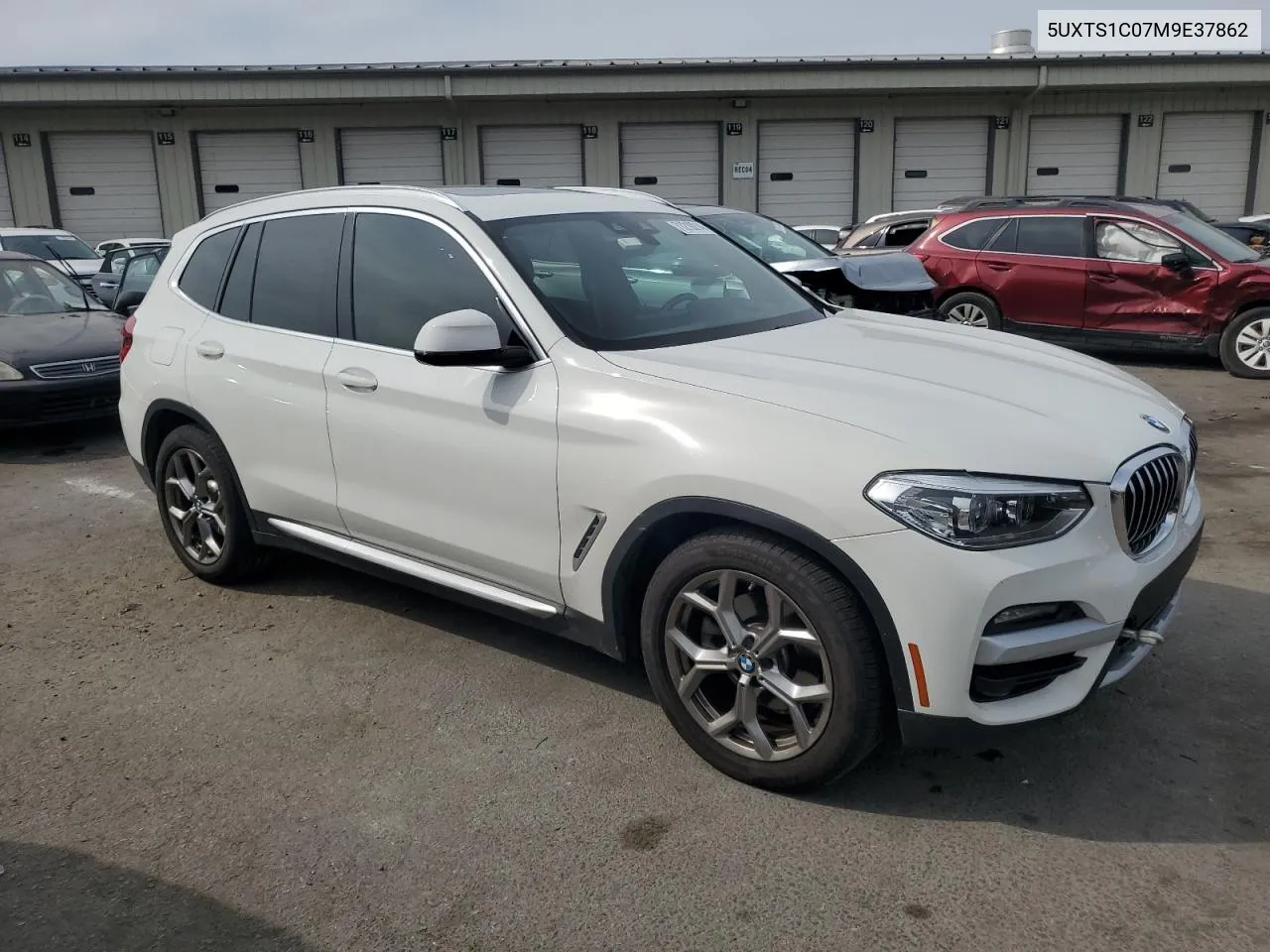 2021 BMW X3 xDrive30E VIN: 5UXTS1C07M9E37862 Lot: 71210214