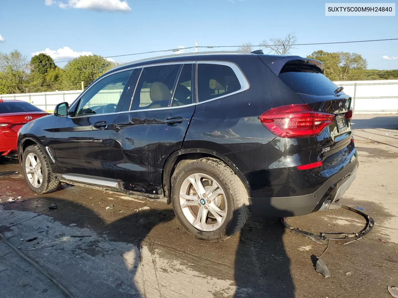 2021 BMW X3 xDrive30I VIN: 5UXTY5C00M9H24840 Lot: 71449444