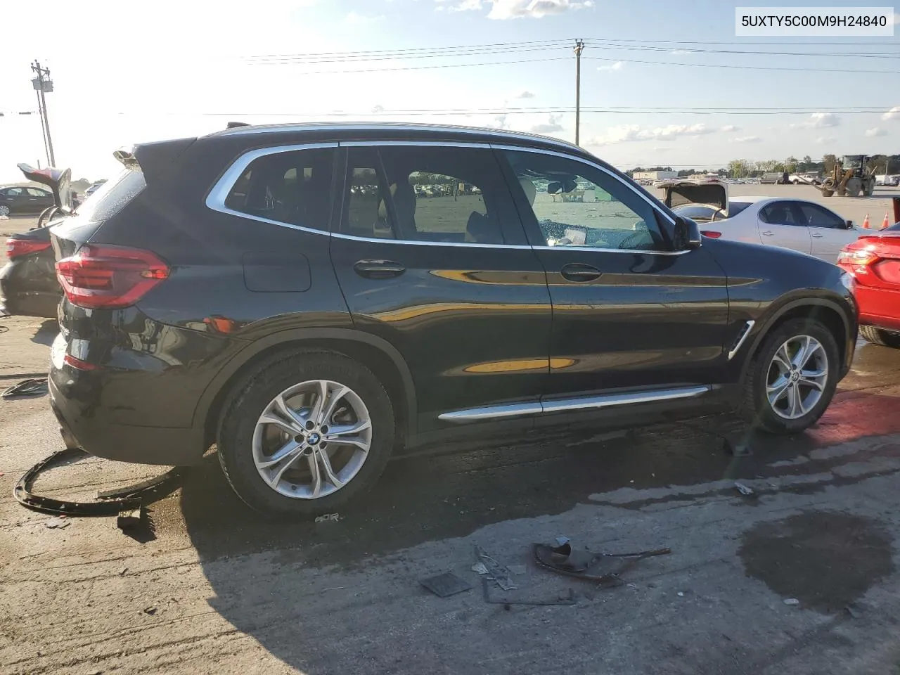 2021 BMW X3 xDrive30I VIN: 5UXTY5C00M9H24840 Lot: 71449444