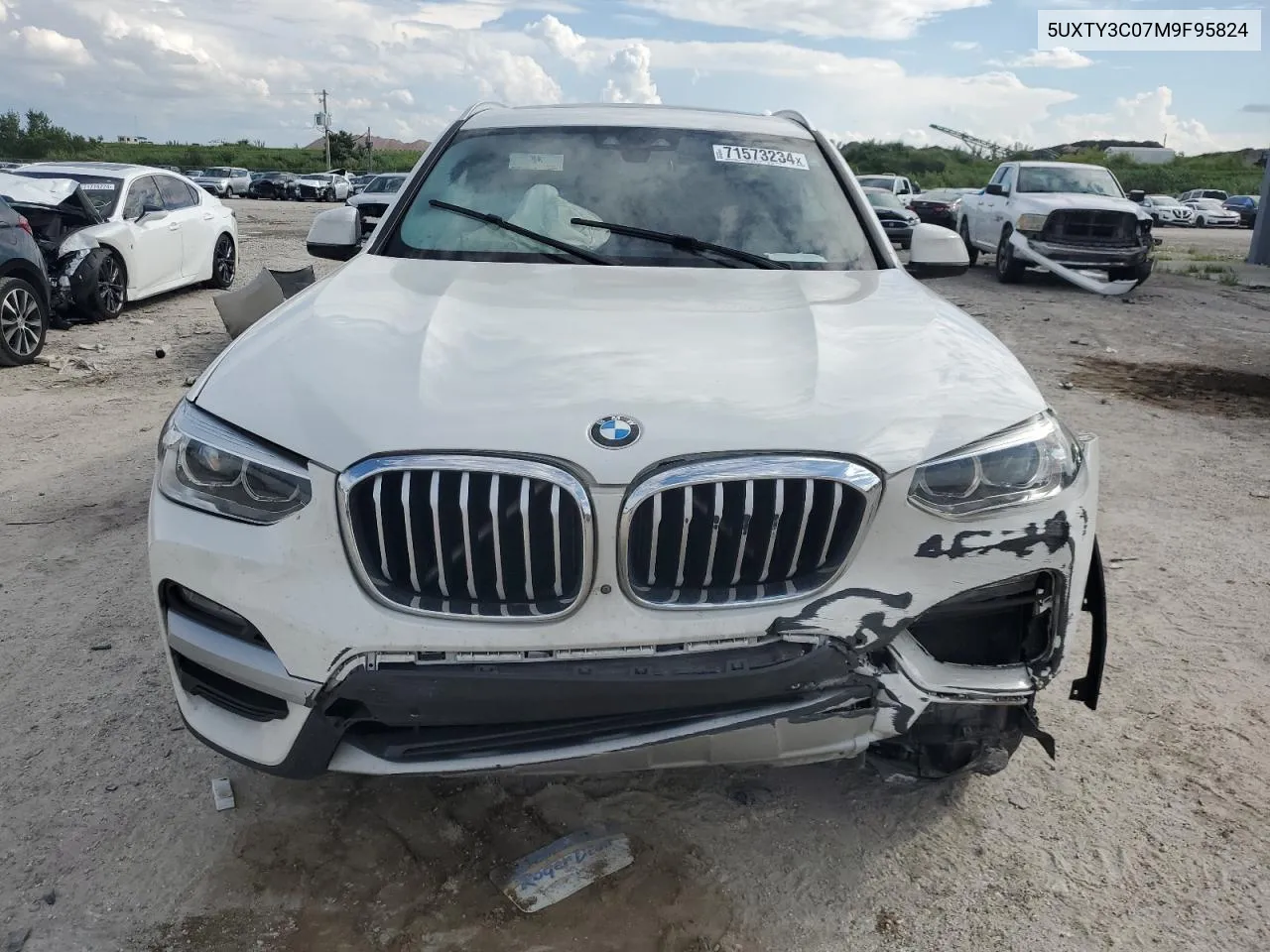 5UXTY3C07M9F95824 2021 BMW X3 Sdrive30I