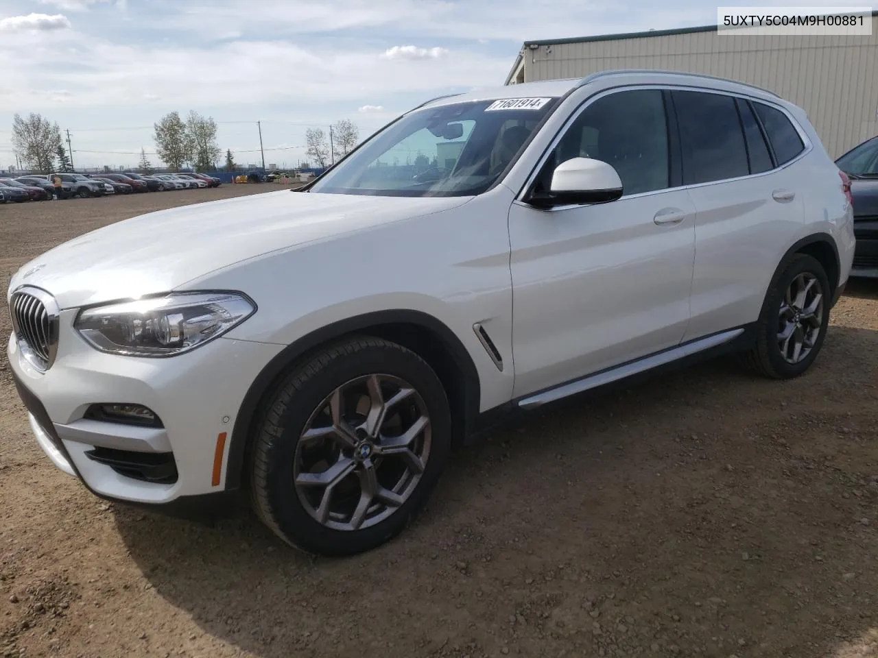 5UXTY5C04M9H00881 2021 BMW X3 xDrive30I