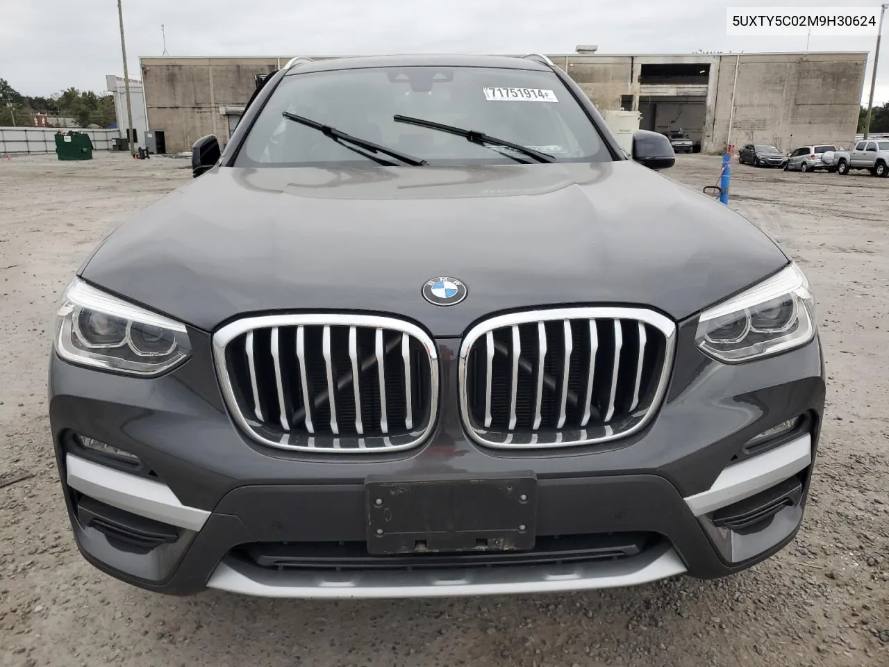 2021 BMW X3 xDrive30I VIN: 5UXTY5C02M9H30624 Lot: 71751914