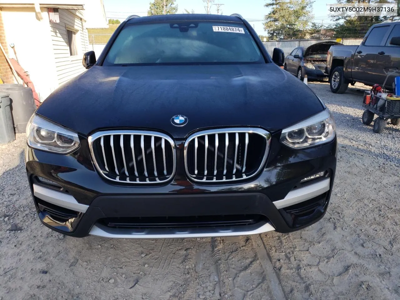 2021 BMW X3 xDrive30I VIN: 5UXTY5C02M9H37136 Lot: 71884874