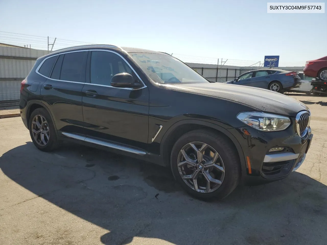 2021 BMW X3 Sdrive30I VIN: 5UXTY3C04M9F57743 Lot: 72551174