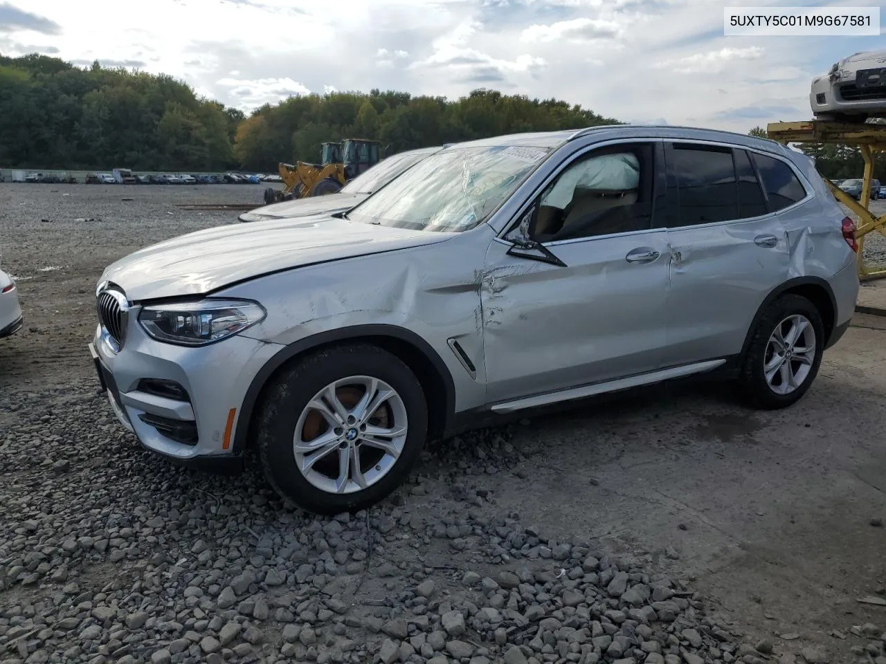 2021 BMW X3 xDrive30I VIN: 5UXTY5C01M9G67581 Lot: 72598894