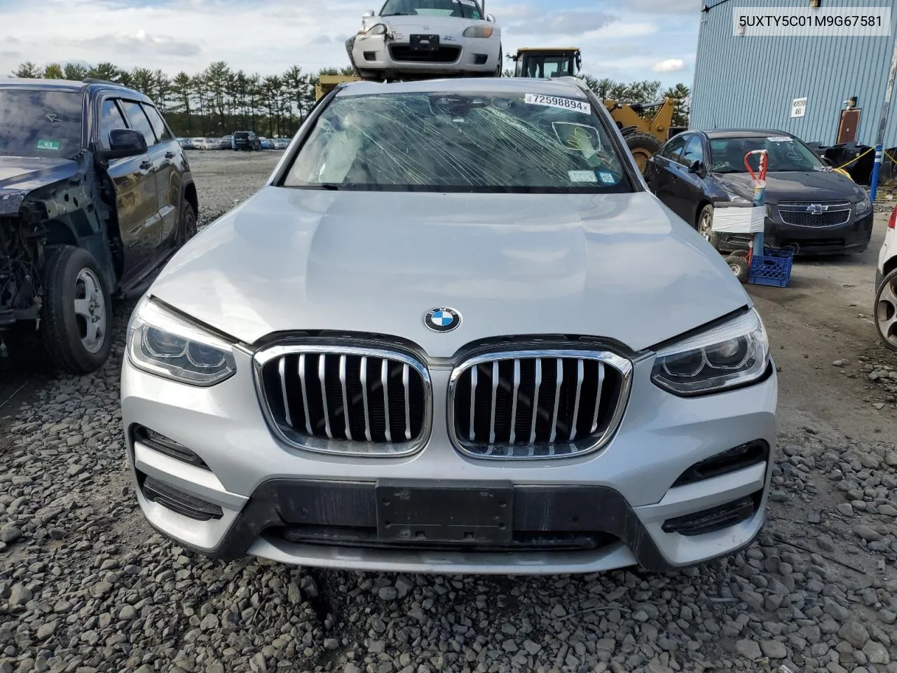 2021 BMW X3 xDrive30I VIN: 5UXTY5C01M9G67581 Lot: 72598894