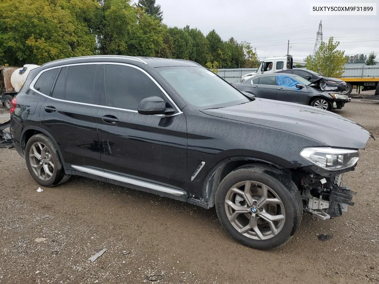 2021 BMW X3 xDrive30I VIN: 5UXTY5C0XM9F31899 Lot: 72690374