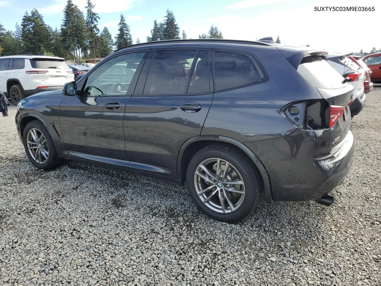 2021 BMW X3 xDrive30I VIN: 5UXTY5C03M9E03665 Lot: 73196904